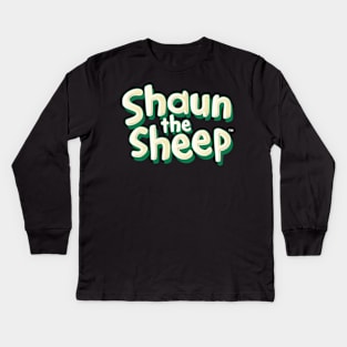 Classic Shaun Cartoon The Sheep TV Series Kids Long Sleeve T-Shirt